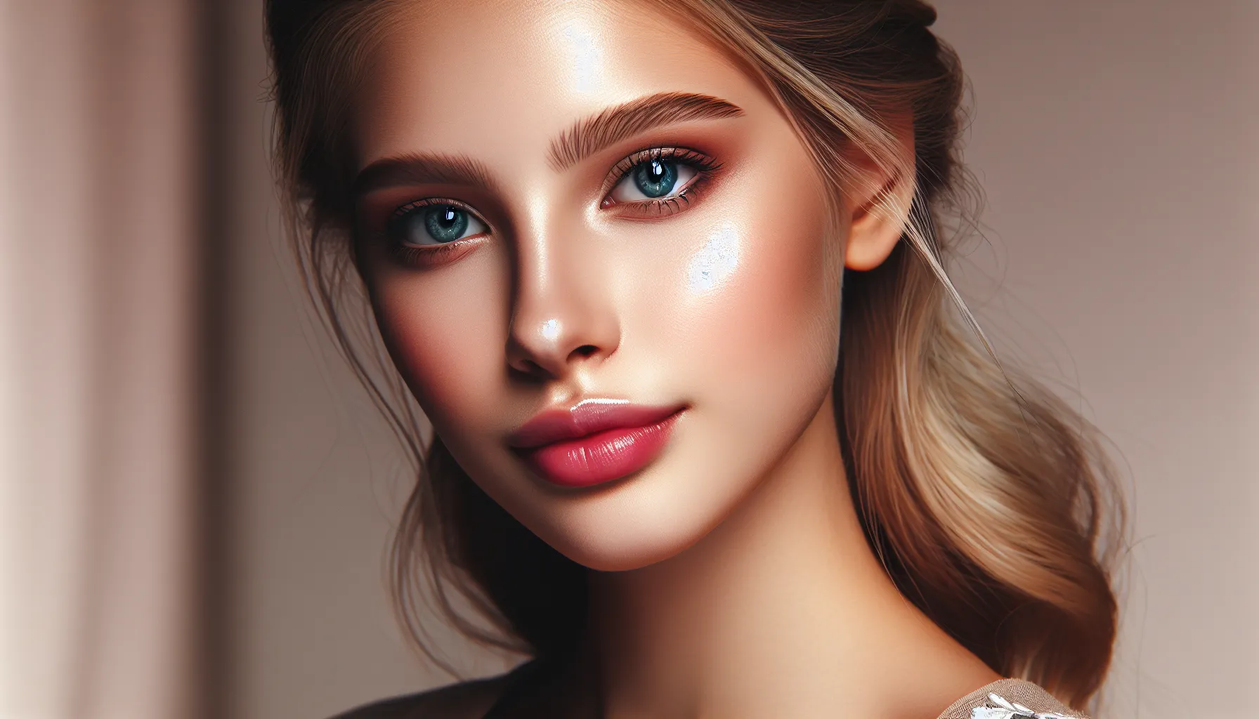 Portrait d'une femme slave illustrant la morphologie typique du visage et les traits physiques slaves