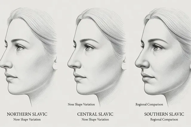 Comparaison morphologie nasale slaves : russe, ukrainienne, polonaise