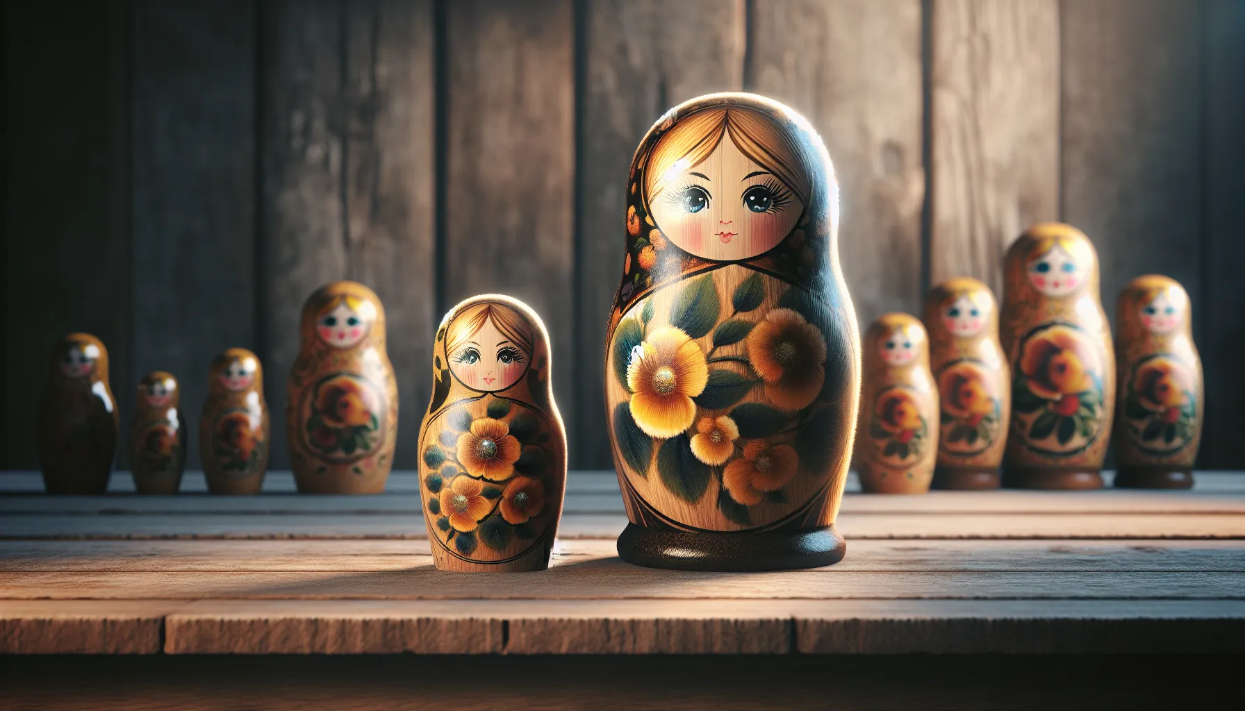 Comparaison entre matriochka authentique artisanale et copie industrielle